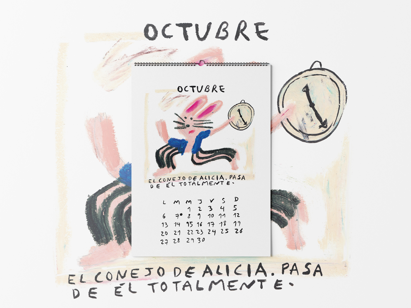 Calendario No Stress 2025 rosa